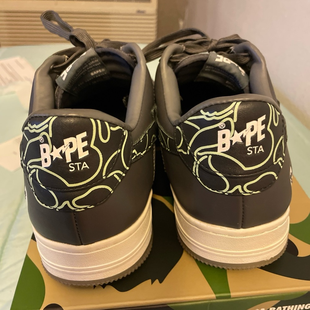 Bape Gray Sneakers for Casual Style - Picture 14 of 16